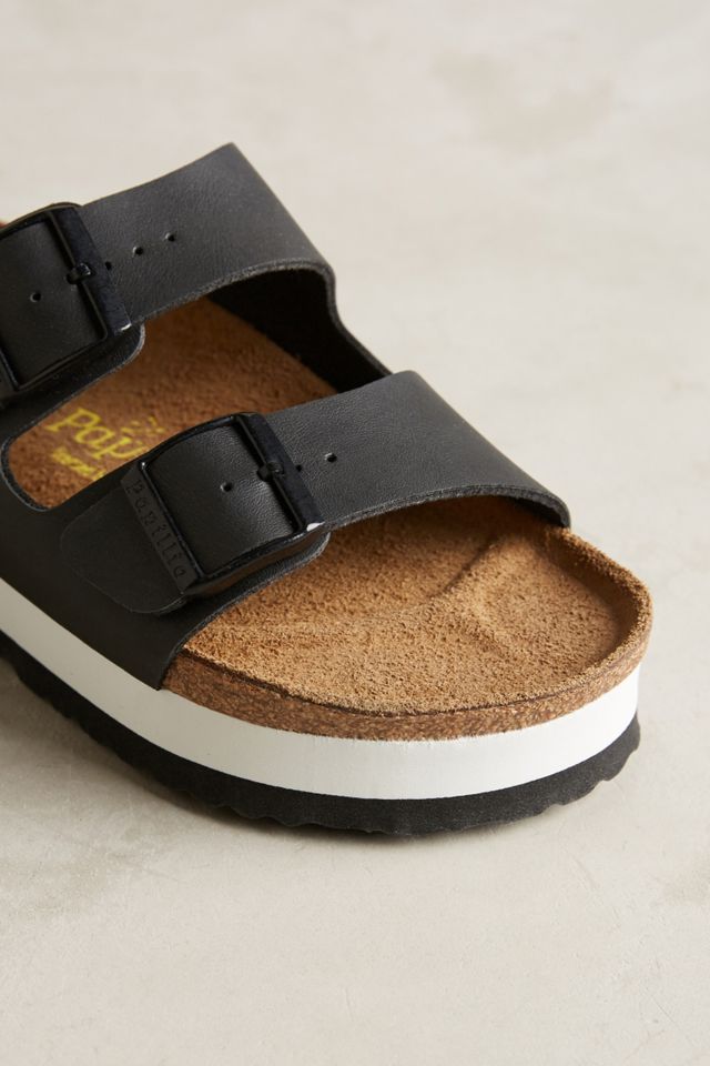 Birkenstock Gizeh Platform Slides #3