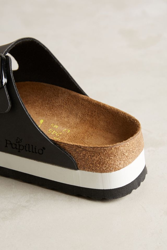 Birkenstock Gizeh Platform Slides #4