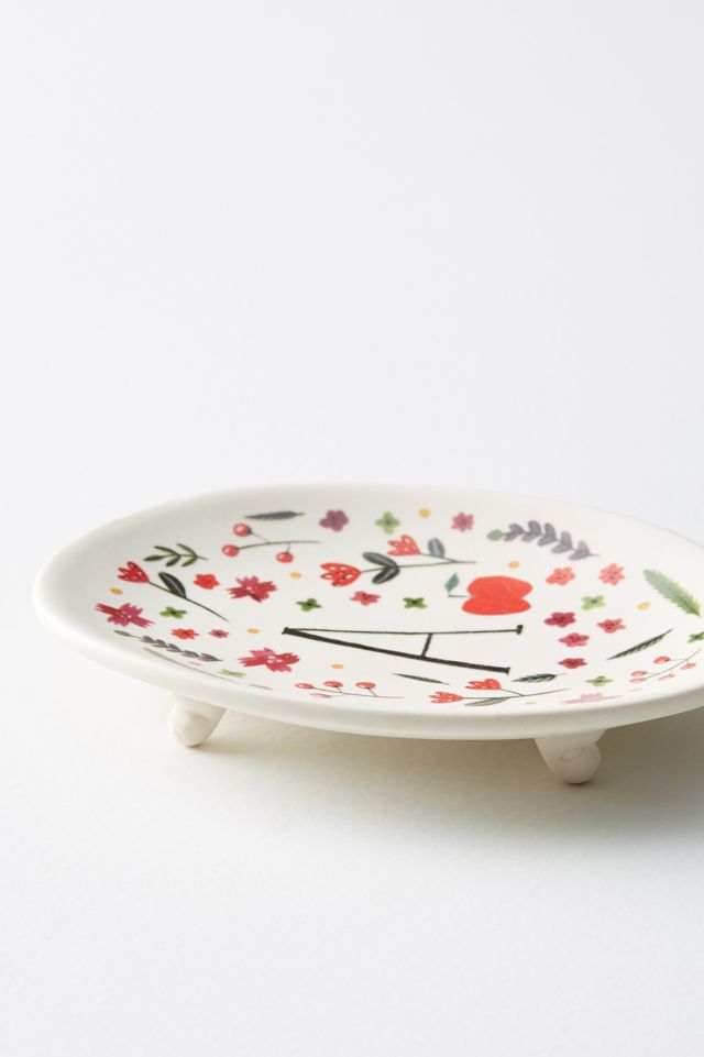 Monogrammed Meadow Trinket Dish #1
