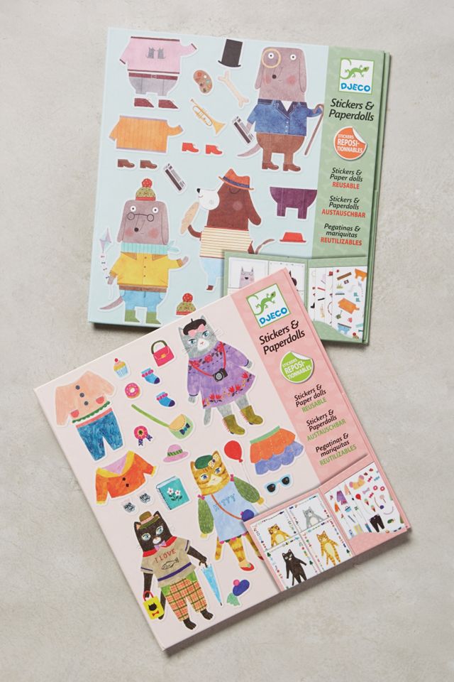 Changing Fashions Sticker Dolls #1