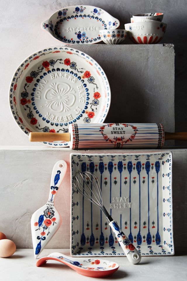 Handpainted Lucerne Rolling Pin #1