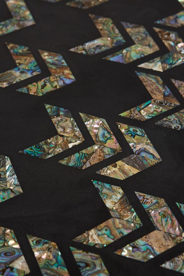 Abalone Arrowhead Side Table #1