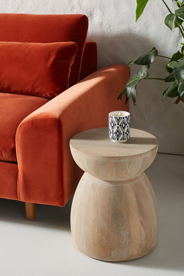 orange side table