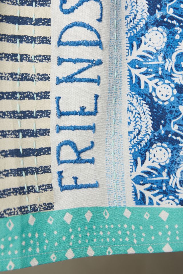 Embroidered Gratitude Dishtowel #2