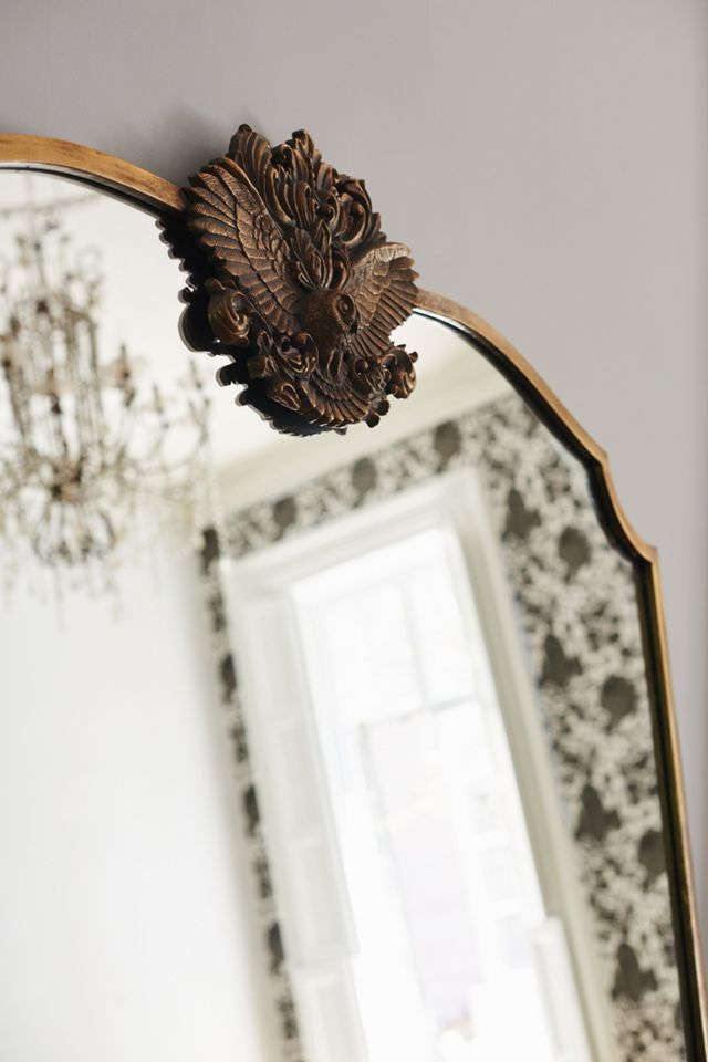 Owl Wooded Manor Mirror #5