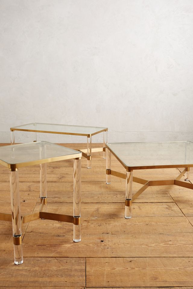 Oscarine Lucite Coffee Table, Square #3