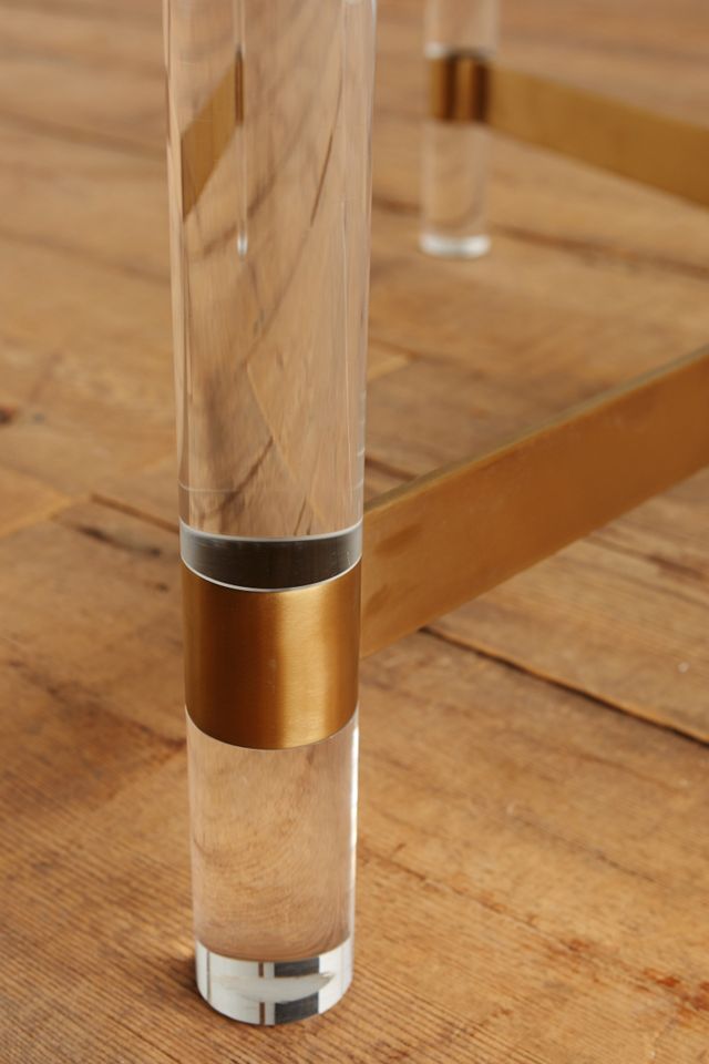 Oscarine Lucite Coffee Table, Square #1