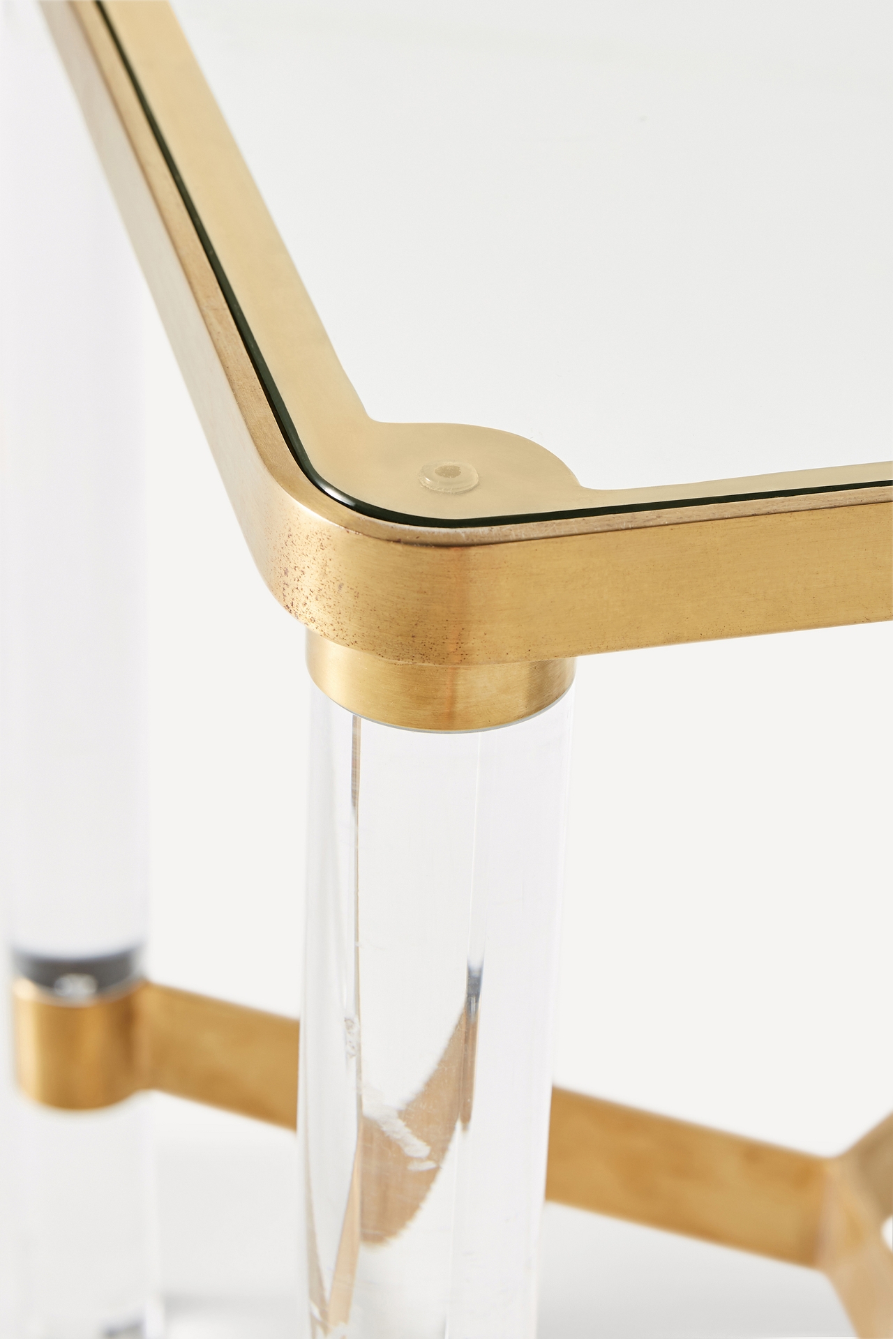 Oscarine Lucite End Table