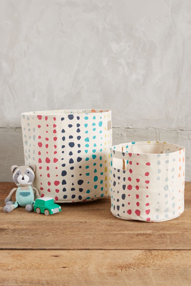 Painted Spots Basket #1