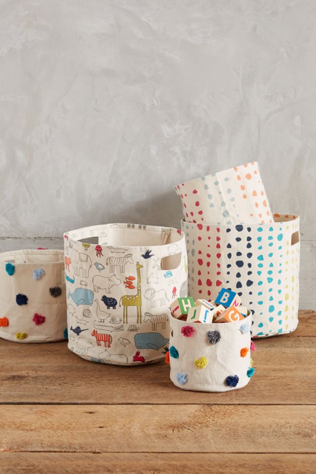 Painted Spots Basket #2
