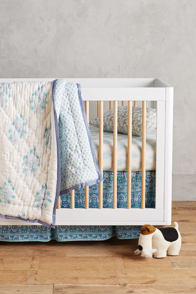 Anthropologie crib outlet bedding