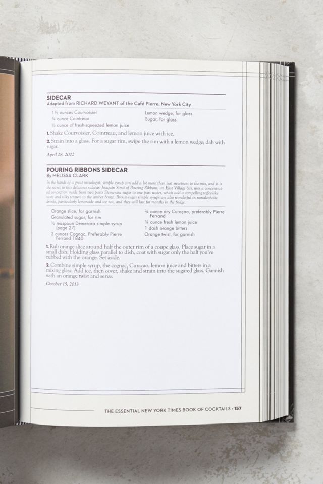 The Essential New York Times Book Of Cocktails #2