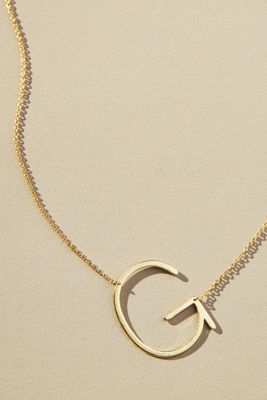 Monogram Pendant Necklace