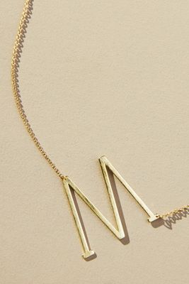 Monogram Pendant Necklace