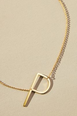 Monogram Pendant Necklace