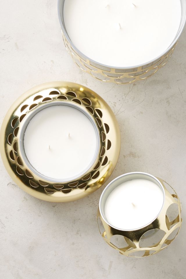 Cut-Work Candle  #1