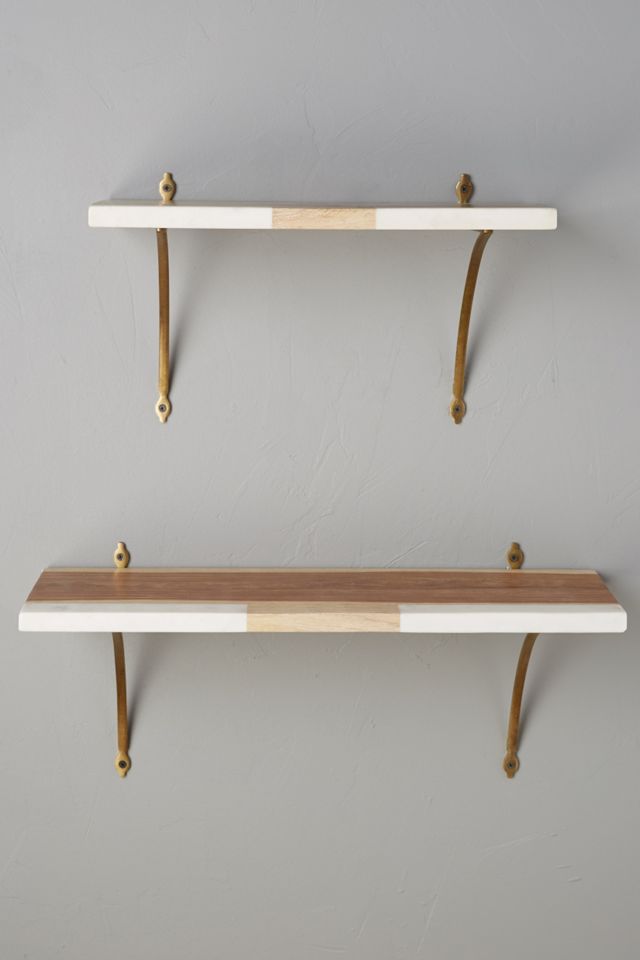 Marble-Blocked Shelf #1