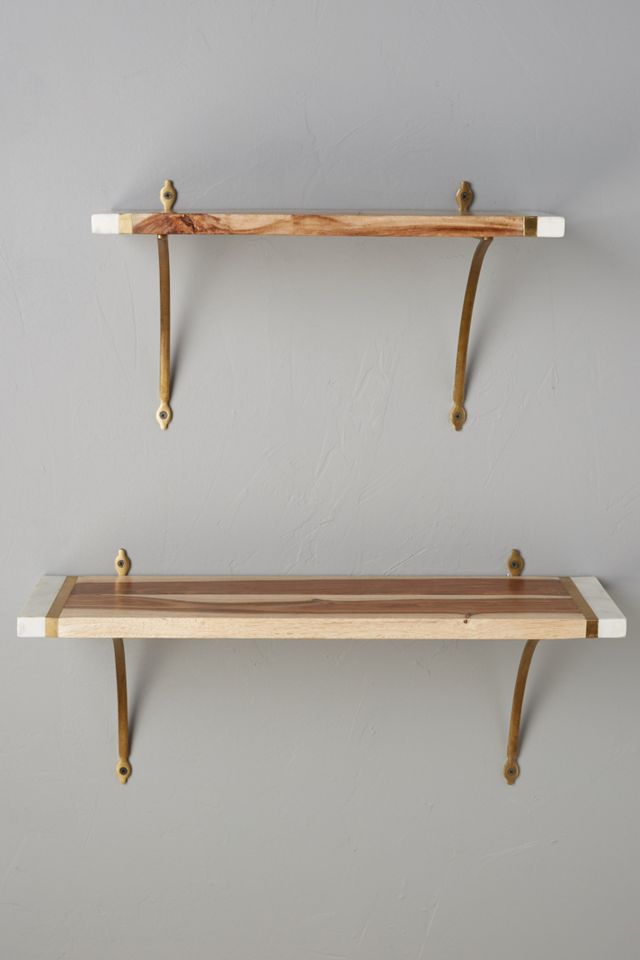 Marble-Edged Shelf #1