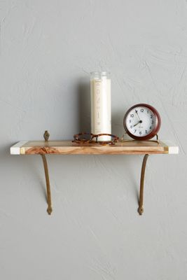 Marble-Edged Shelf