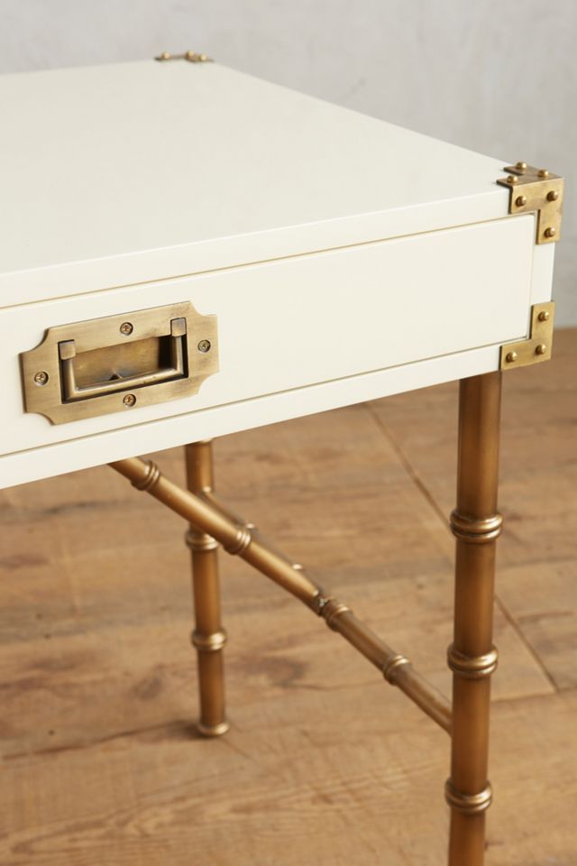 Lacquered Wellington Desk #1