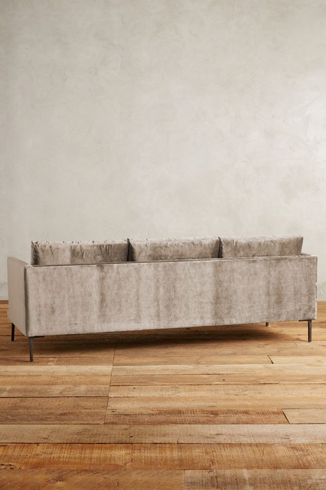 Slub Velvet Linde Sofa #1