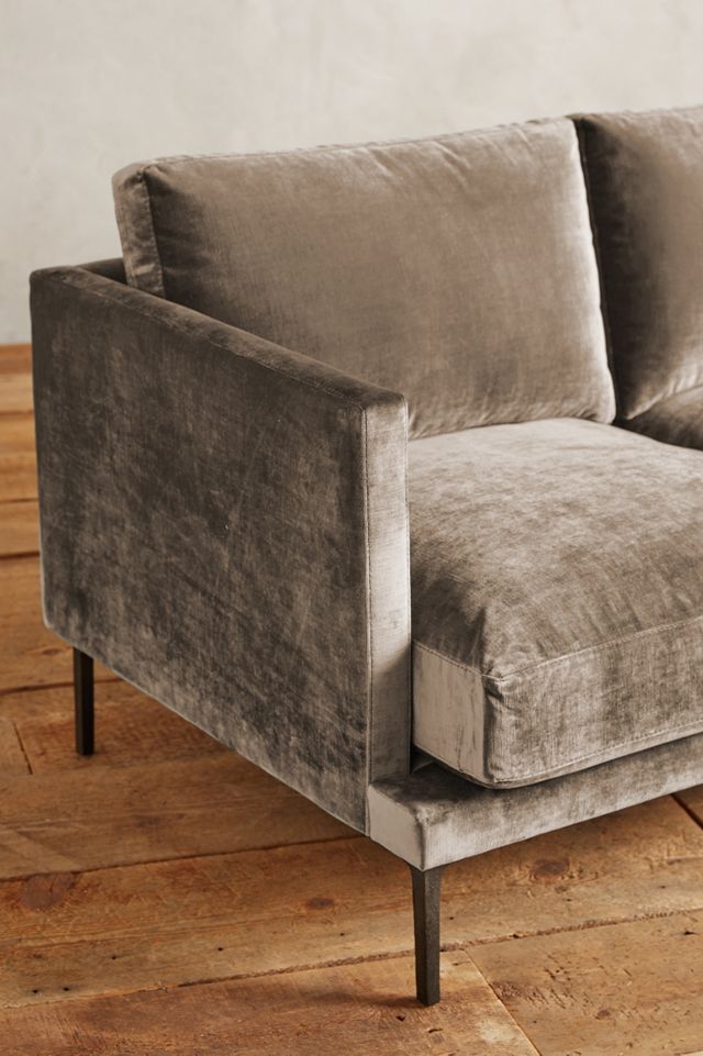 Slub Velvet Linde Sofa #2
