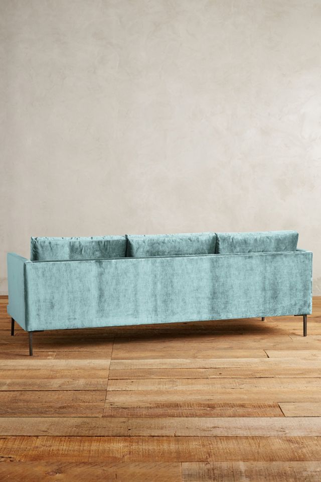 Slub Velvet Linde Sofa #1