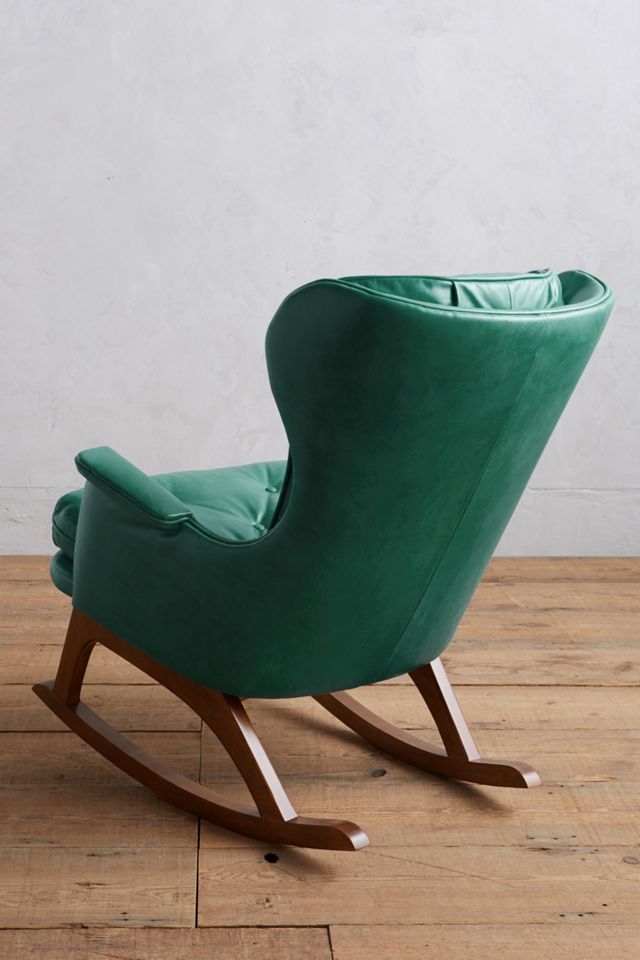 Premium Leather Finn Rocking Chair #1