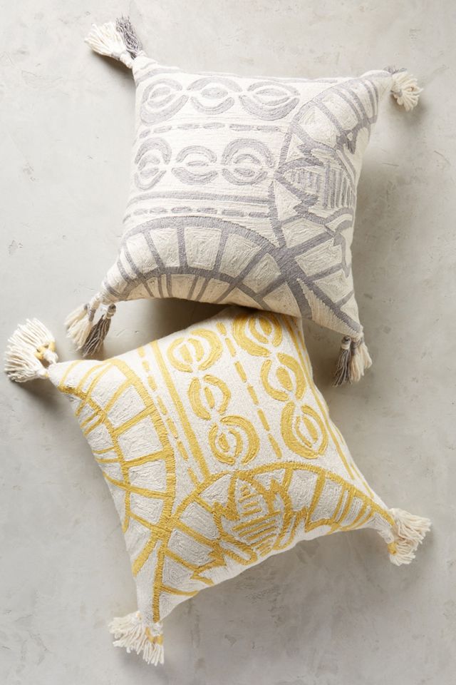 Rocio Embroidered Pillow #1