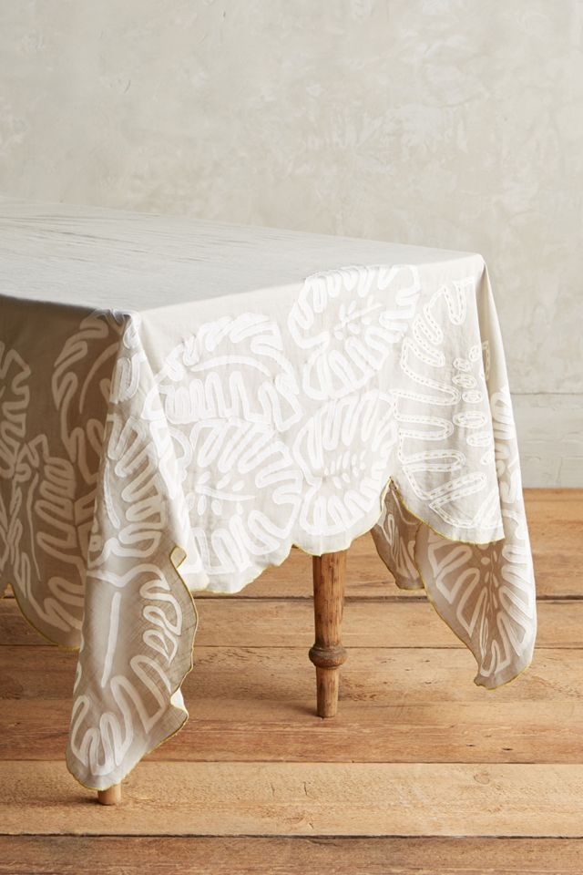 Ribboned Fronds Tablecloth