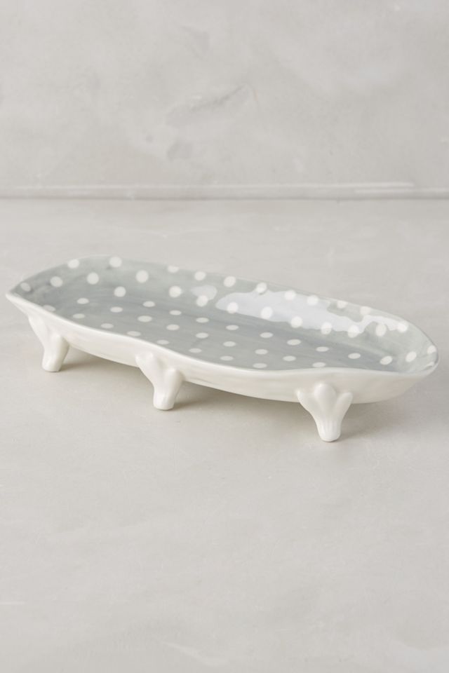 Handpainted Dots Bath Container #3