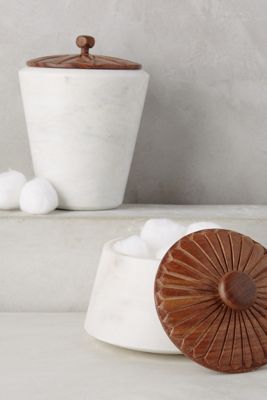 Marble Bath Canister