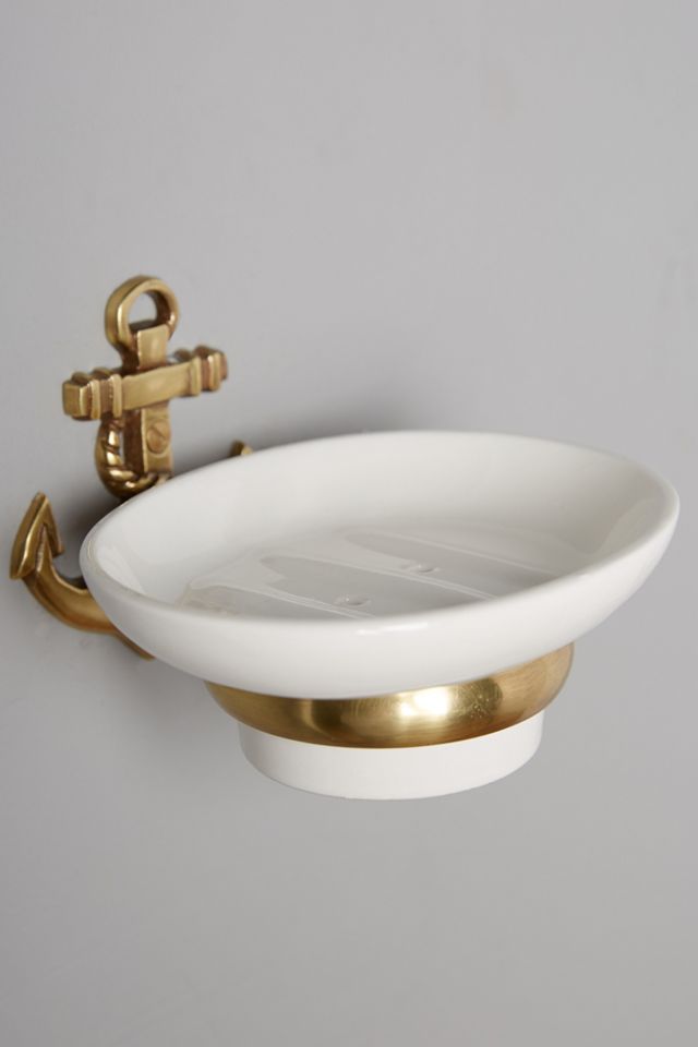Brass Anchor Toothbrush Holder #3
