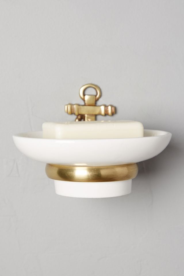 Brass Anchor Toothbrush Holder #4