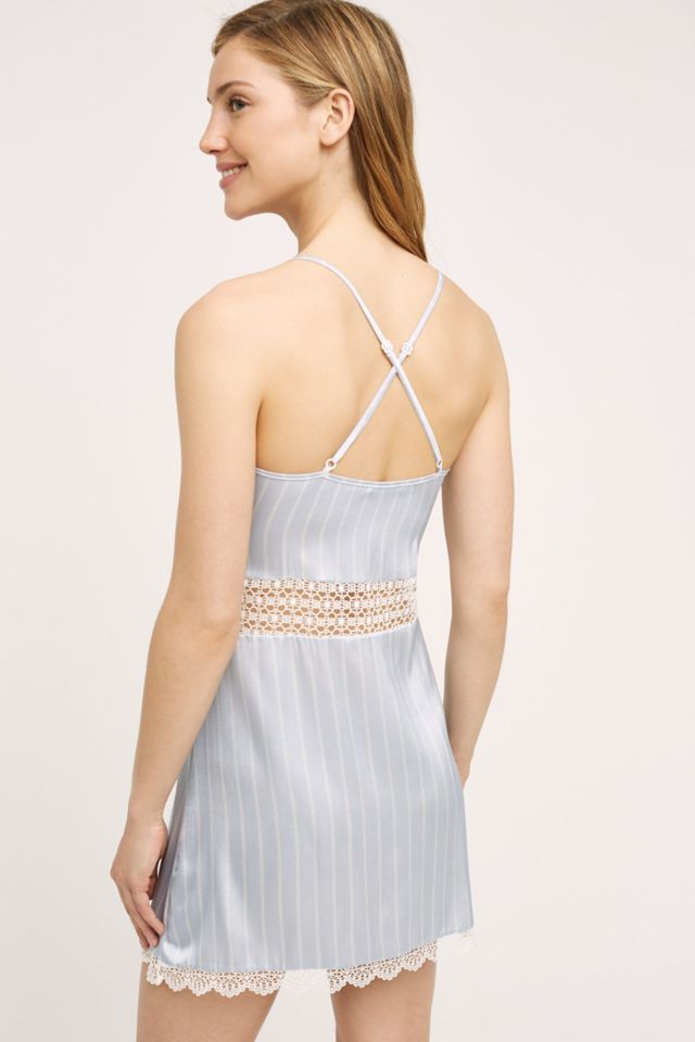 Else Silk Pinstripe Chemise #1