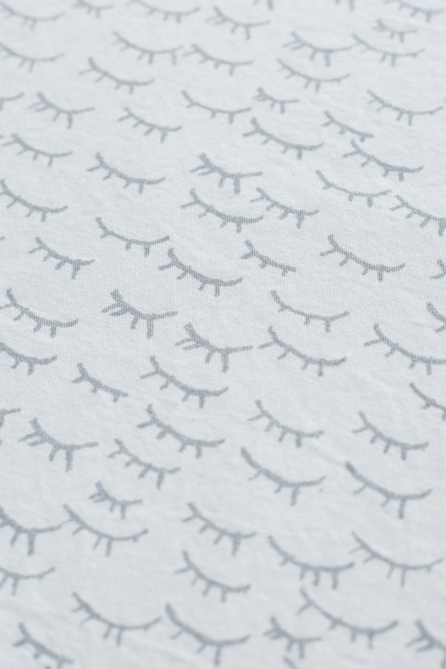 Little Lashes Crib Sheet #1