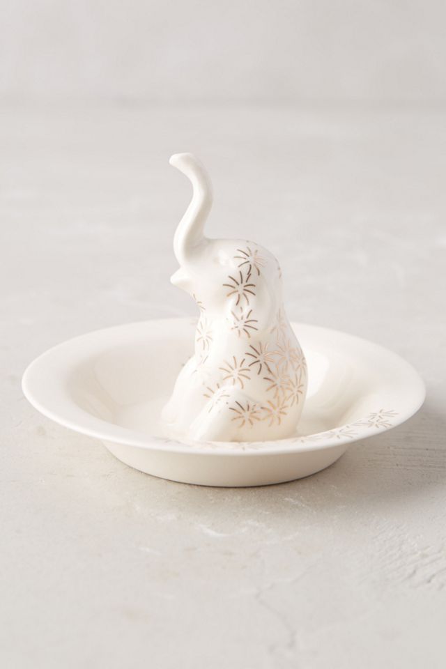 Bathing Elephant Trinket Dish #1