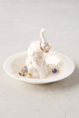 Bathing Elephant Trinket Dish