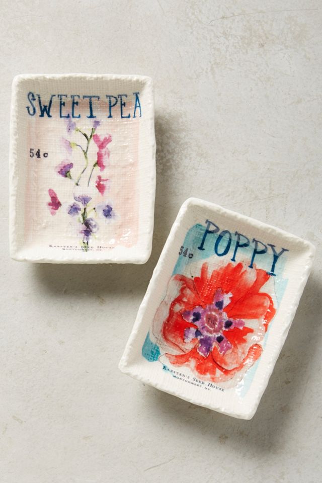 Seed Packet Trinket Dish #1