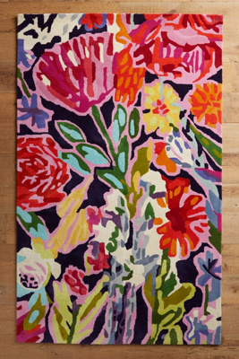 Deconstructed Bouquet Rug | Anthropologie