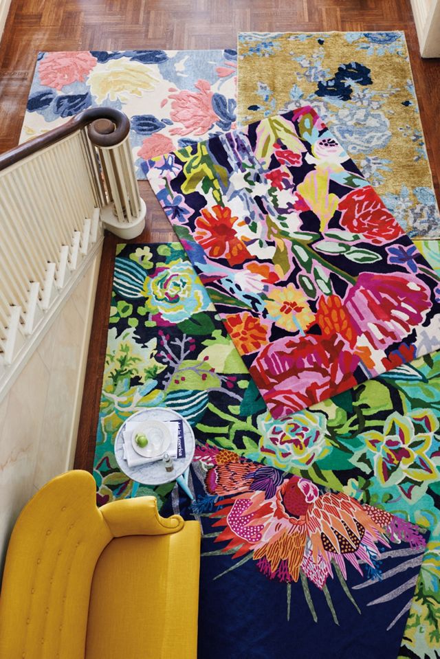 Succulent Garden Rug #4