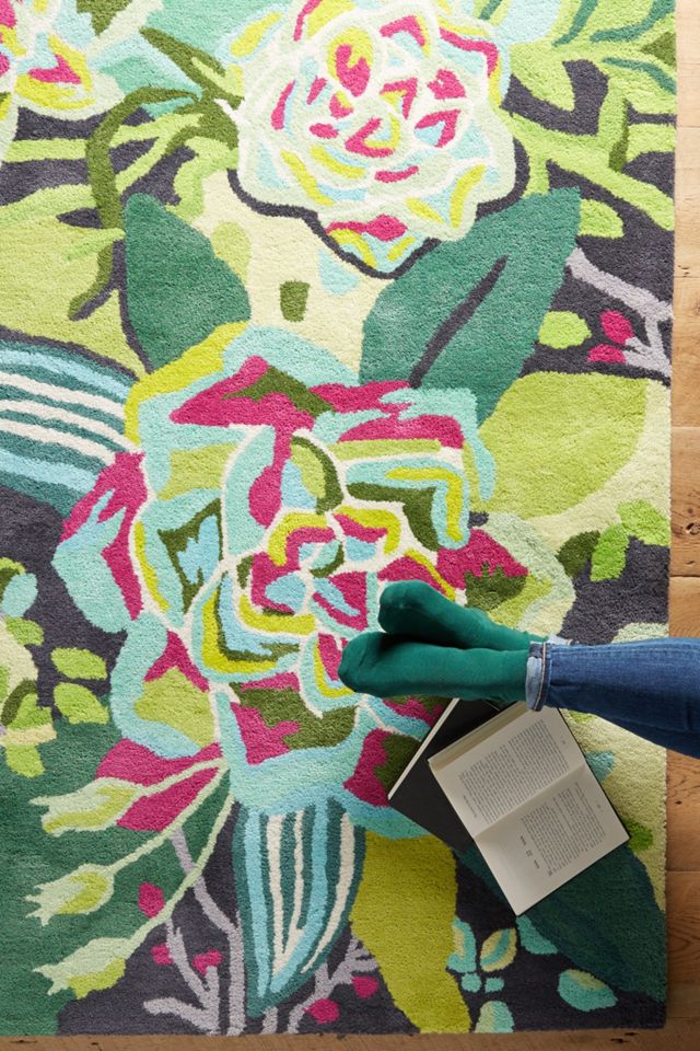 Succulent Garden Rug #1