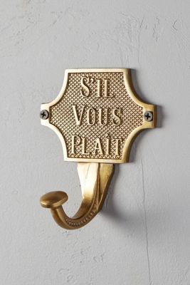 French Etiquette Hook