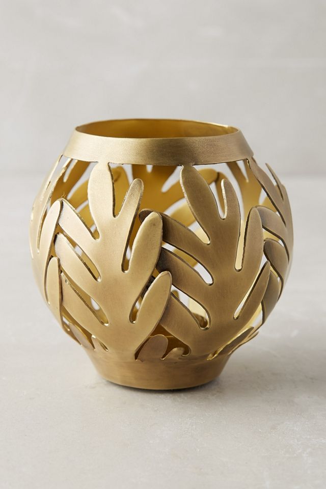 Wreathed Hurricane Votive #1