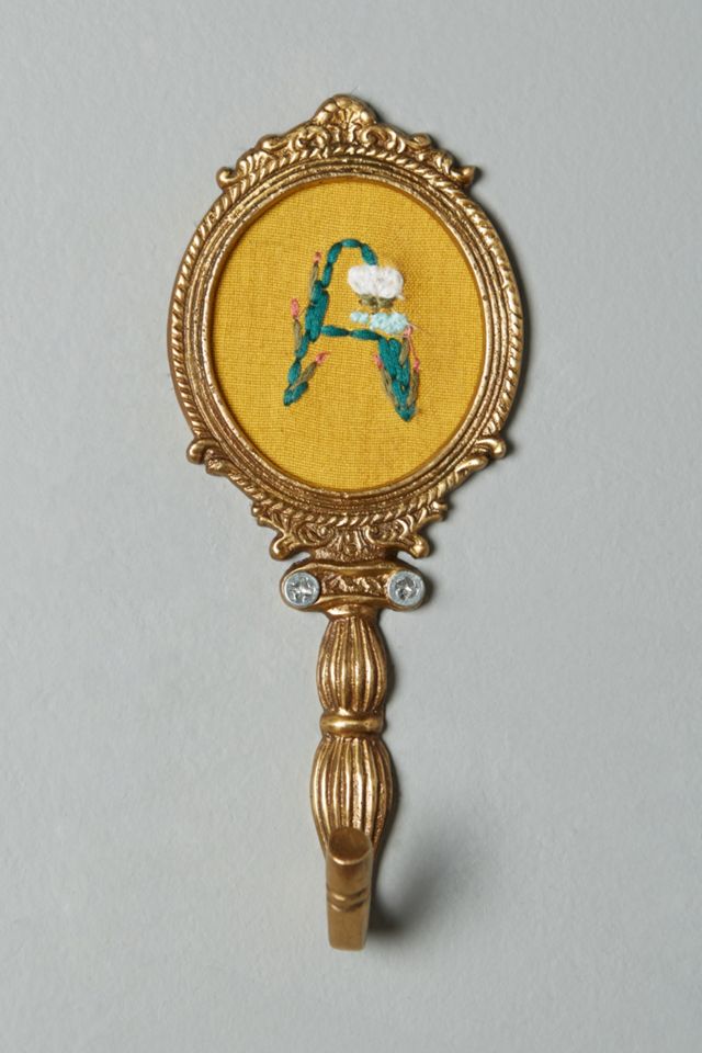 Embroidered Monogram Hook #1