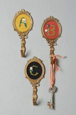 Embroidered Monogram Hook