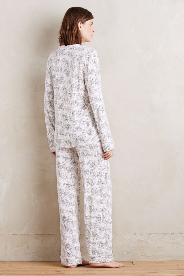 Eberjey Dotted Jersey Sleep Set #1