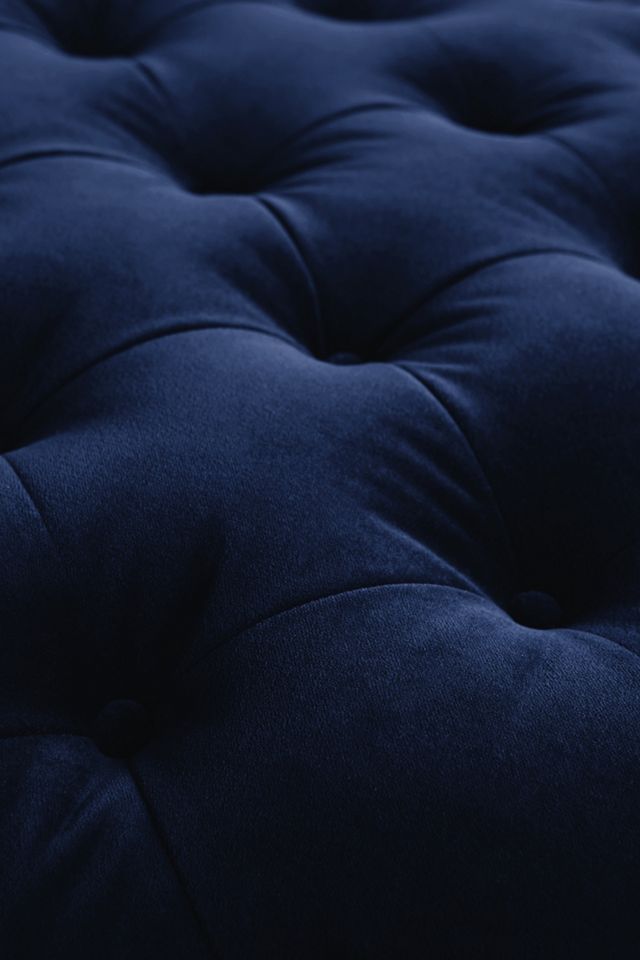 Velvet Thelina Ottoman #1