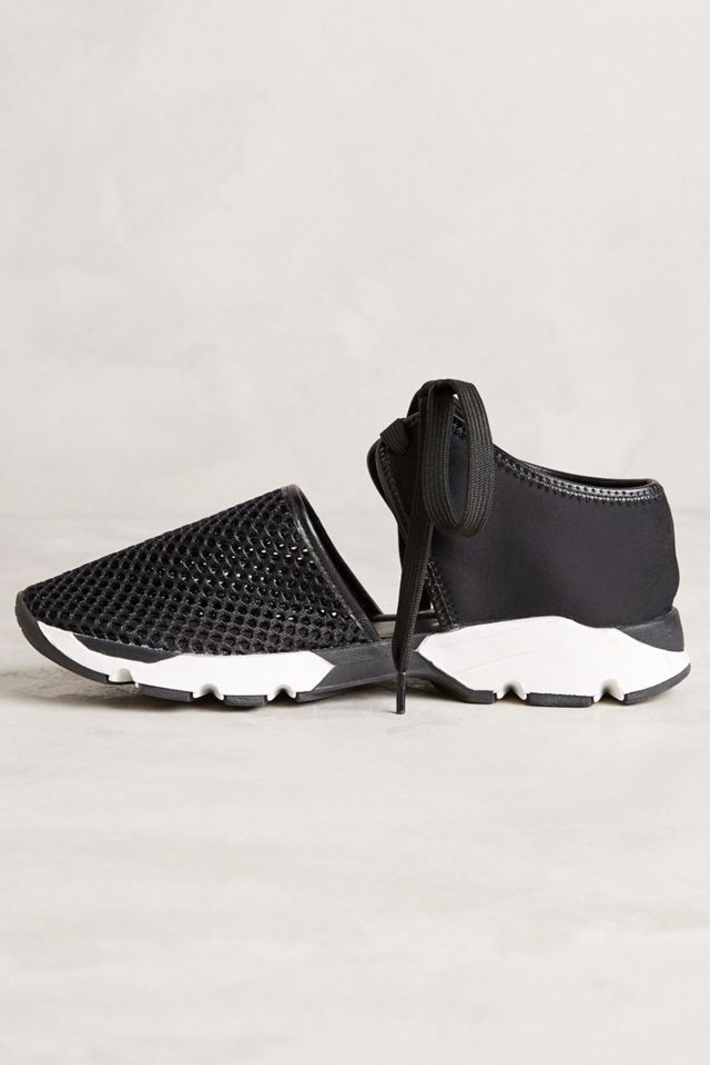 All Black Mesh Sneakers #2