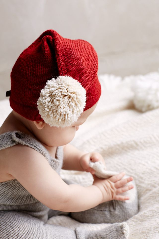 Children's Knit Santa Hat #1